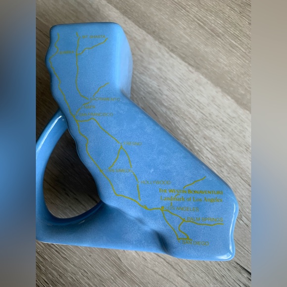 “California State” Blue Vase/Organizer, the Landmark of Los Angeles - Picture 3 of 16